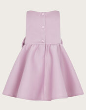 Baby Sleeveless Big Bow Dress, Purple (LILAC), large