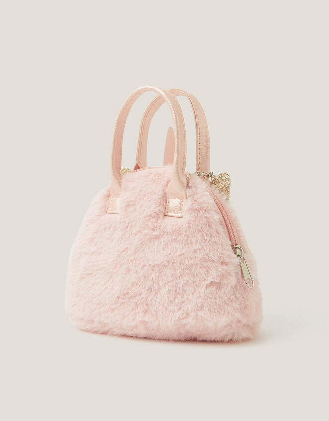 Fluffy Bow Unicorn Handbag, , large