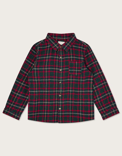 Check Shirt , Red (RED), large