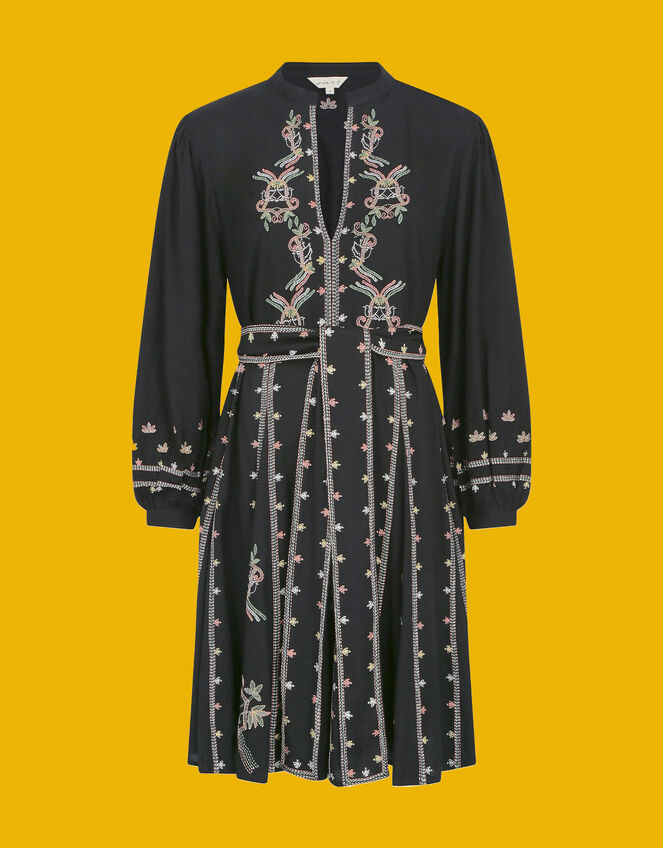 East Imogen Dress, Black (BLACK), large