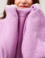 Tori Oversized Tipped Jumper, Purple (LILAC), large