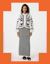 Fabienne Chapot Heart Quilted Jacket, White (WHITE), large