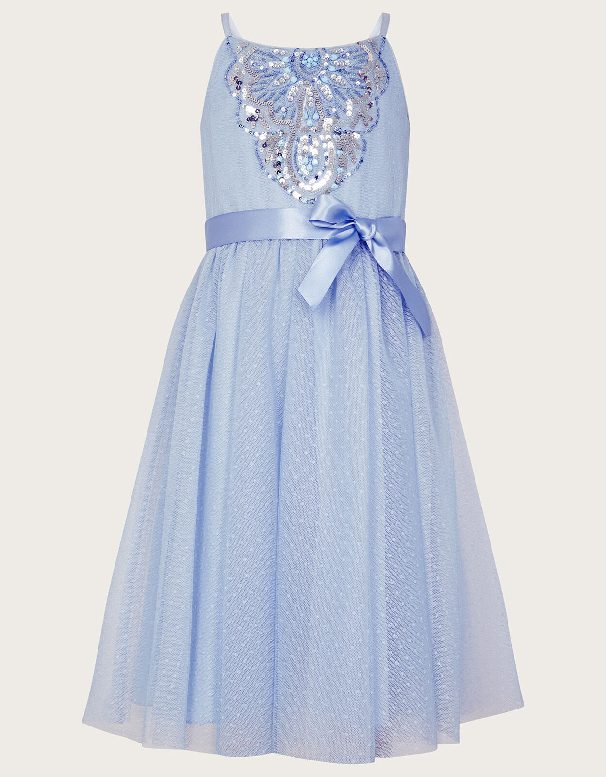 Luna Embellished Dress Blue Eid Collection Monsoon Global