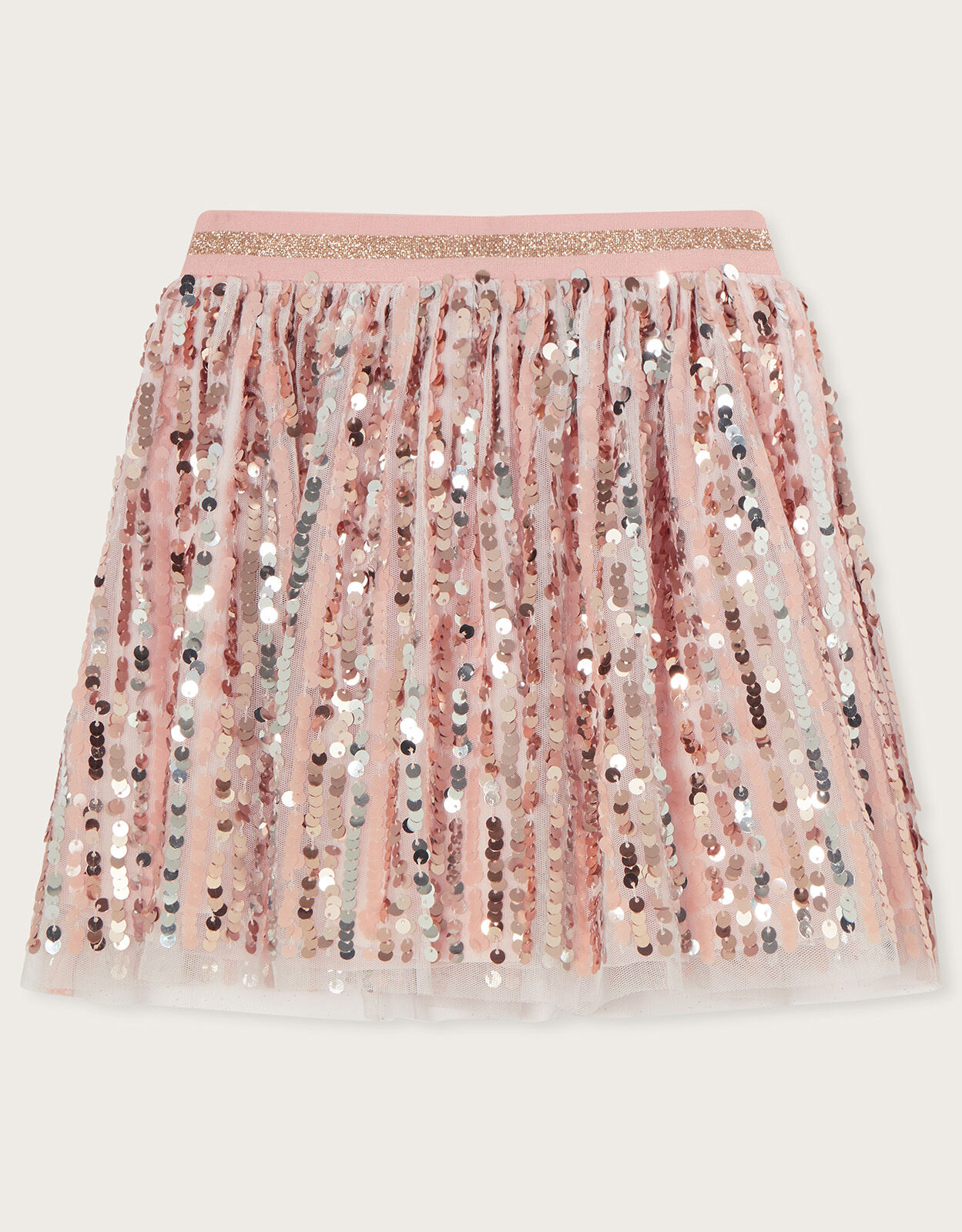 Striped deals glitter skirt