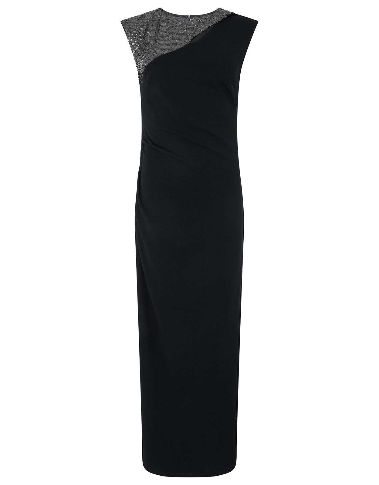 Ophelia Sequin Insert Maxi Dress Black Day Dresses Monsoon ROI