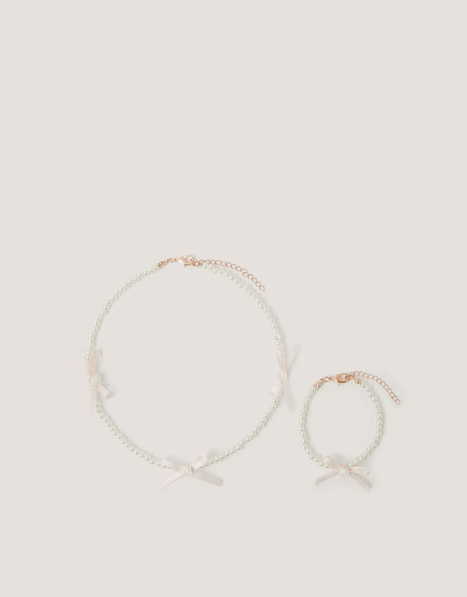 Corsage Floral Pearl Headband, Pink (PINK), large