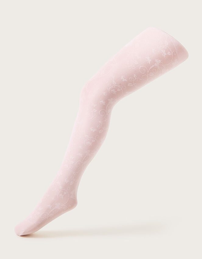 Lace Butterfly Tights Pink, Girls' Tights & Socks