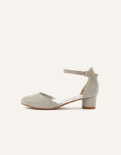 Shimmer Two-Part Heels, Silver (SILVER), large