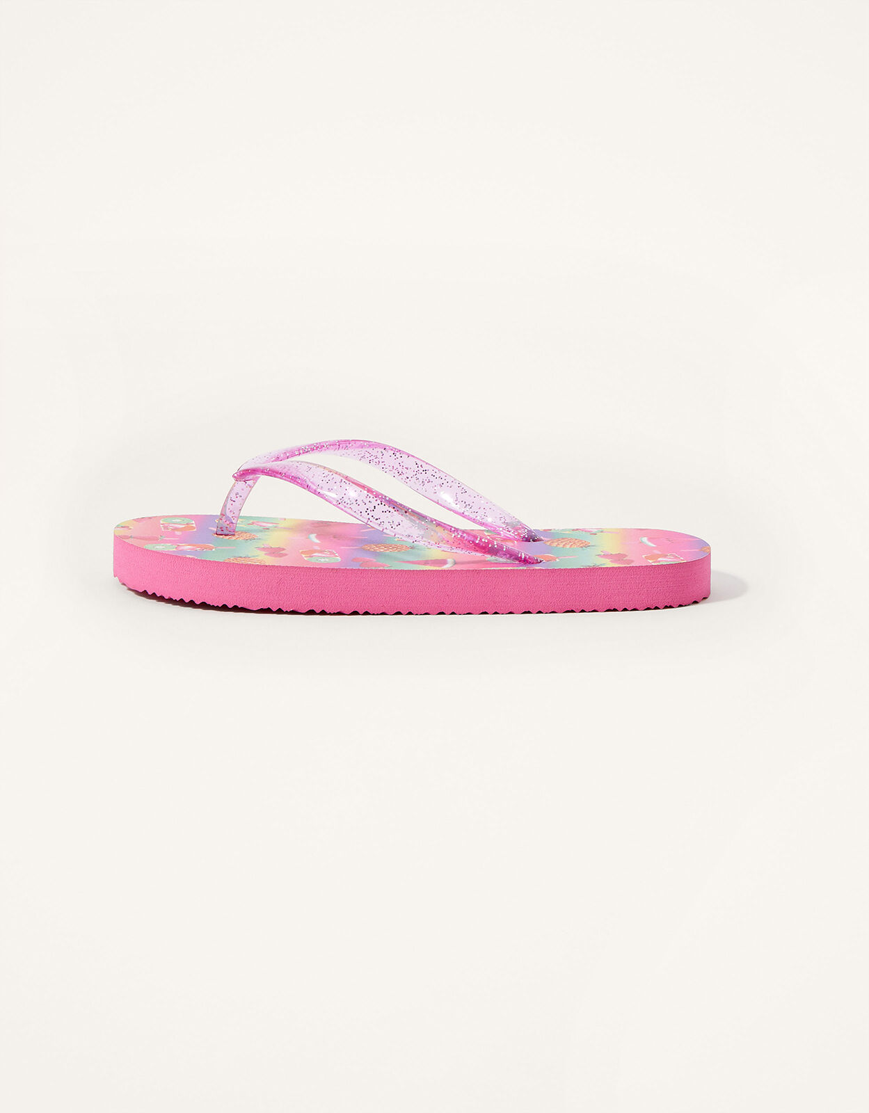 Children's rainbow flip flops hotsell