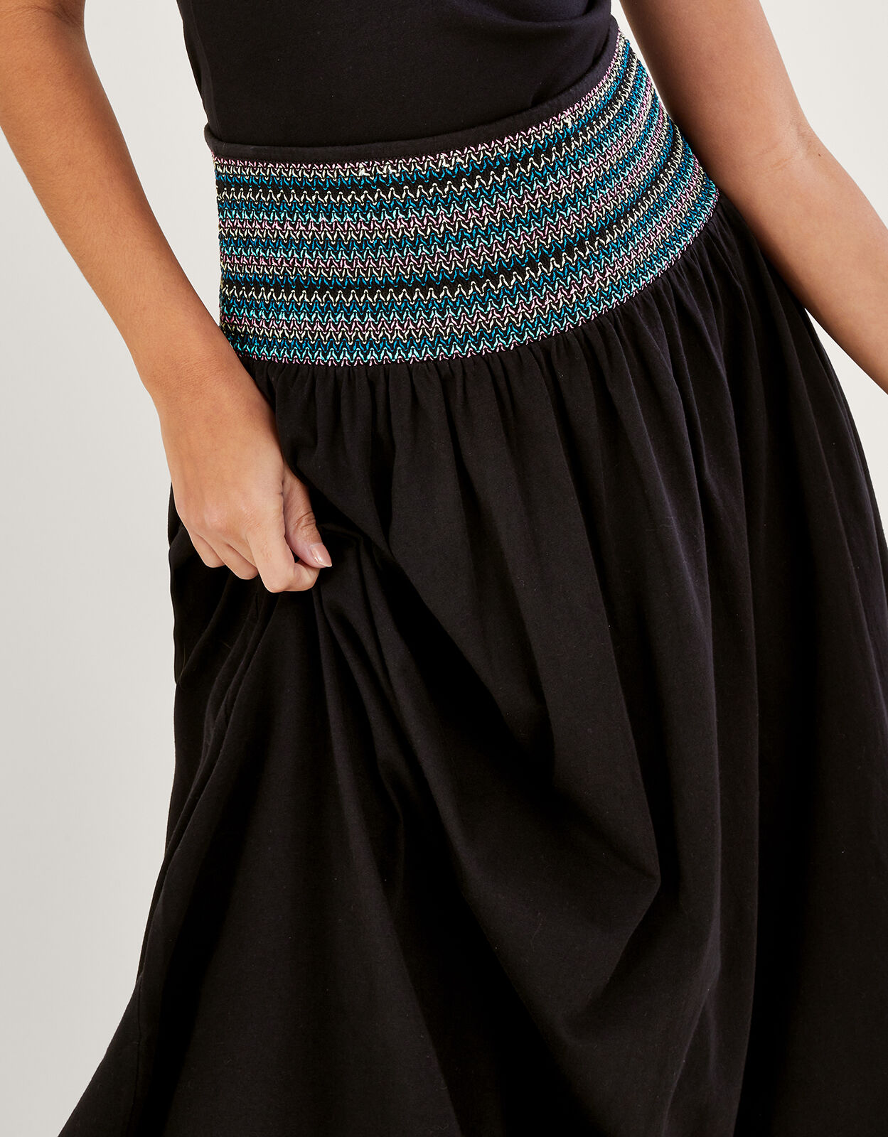 Jersey skirt waistband on sale