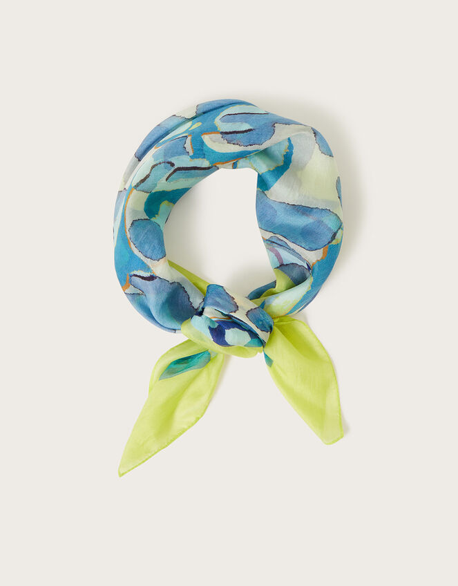 Abstract Silk Scarf, , large