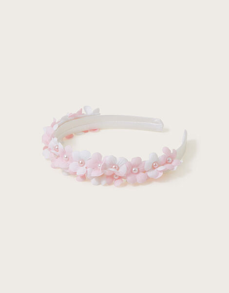 Layla Tonal Flower Headband, , large