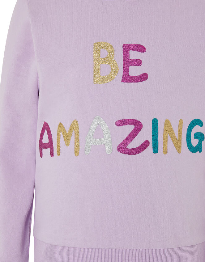 Be Amazing Hoody, Purple (LILAC), large