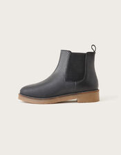 Leather Chiswick Chelsea Boots, Black (BLACK), large