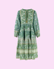 Dilli Grey Issy Print Midi Dress, Green (GREEN), large