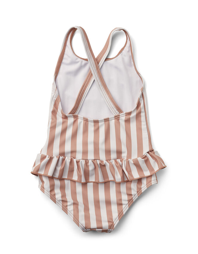 Liewood Amara Stripe Swimsuit , Pink (ROSE PINK), large