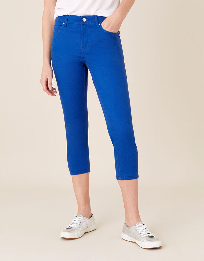 Idabella Cropped Jeans, Blue (COBALT), large