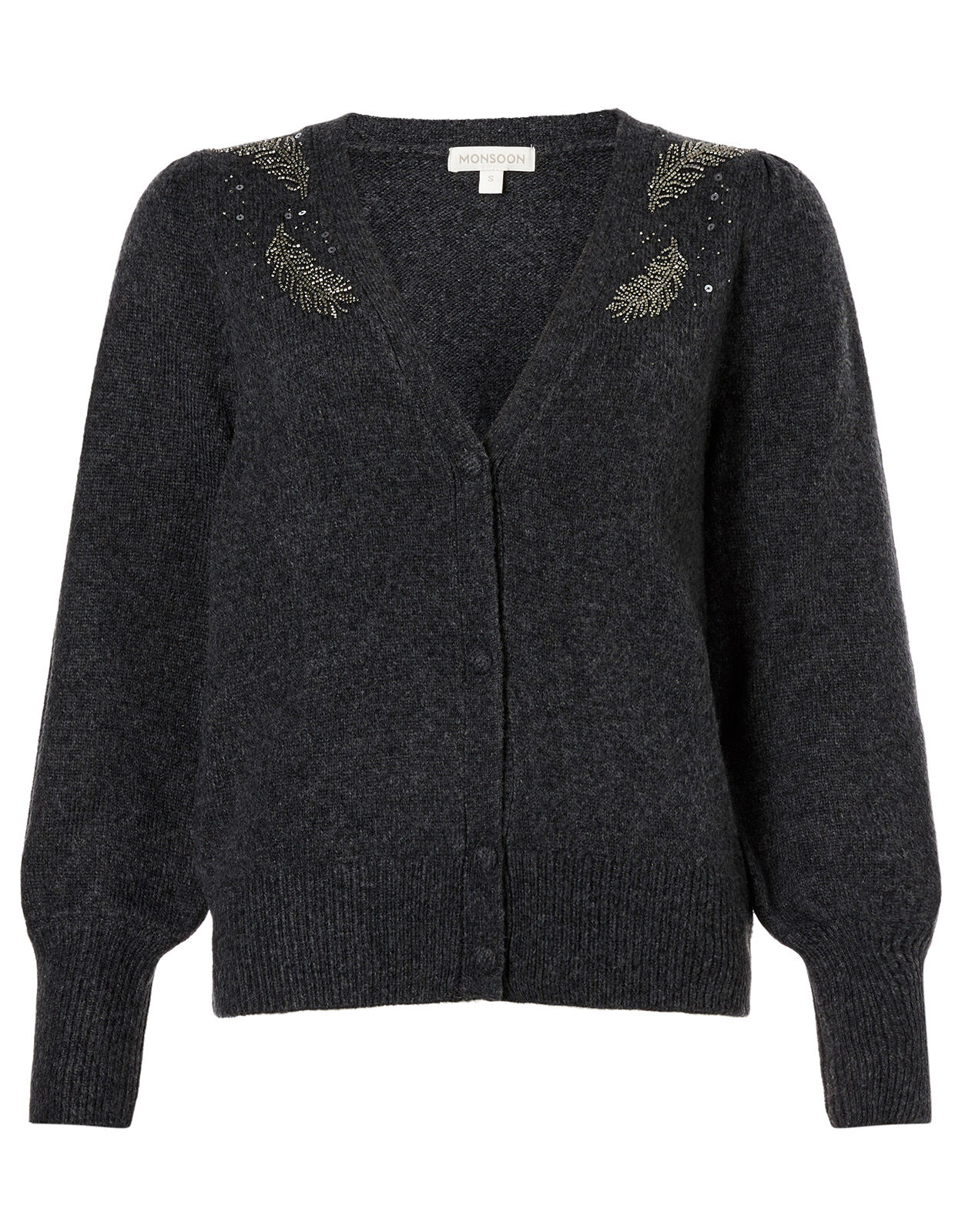 Monsoon grey cardigan online