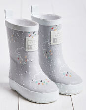 Grass and Air Colour-Revealing Wellies, Grey (GREY), large
