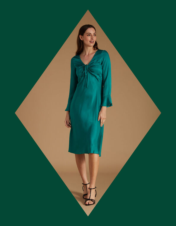 Mirla Beane Camille Dress, Green (GREEN), large