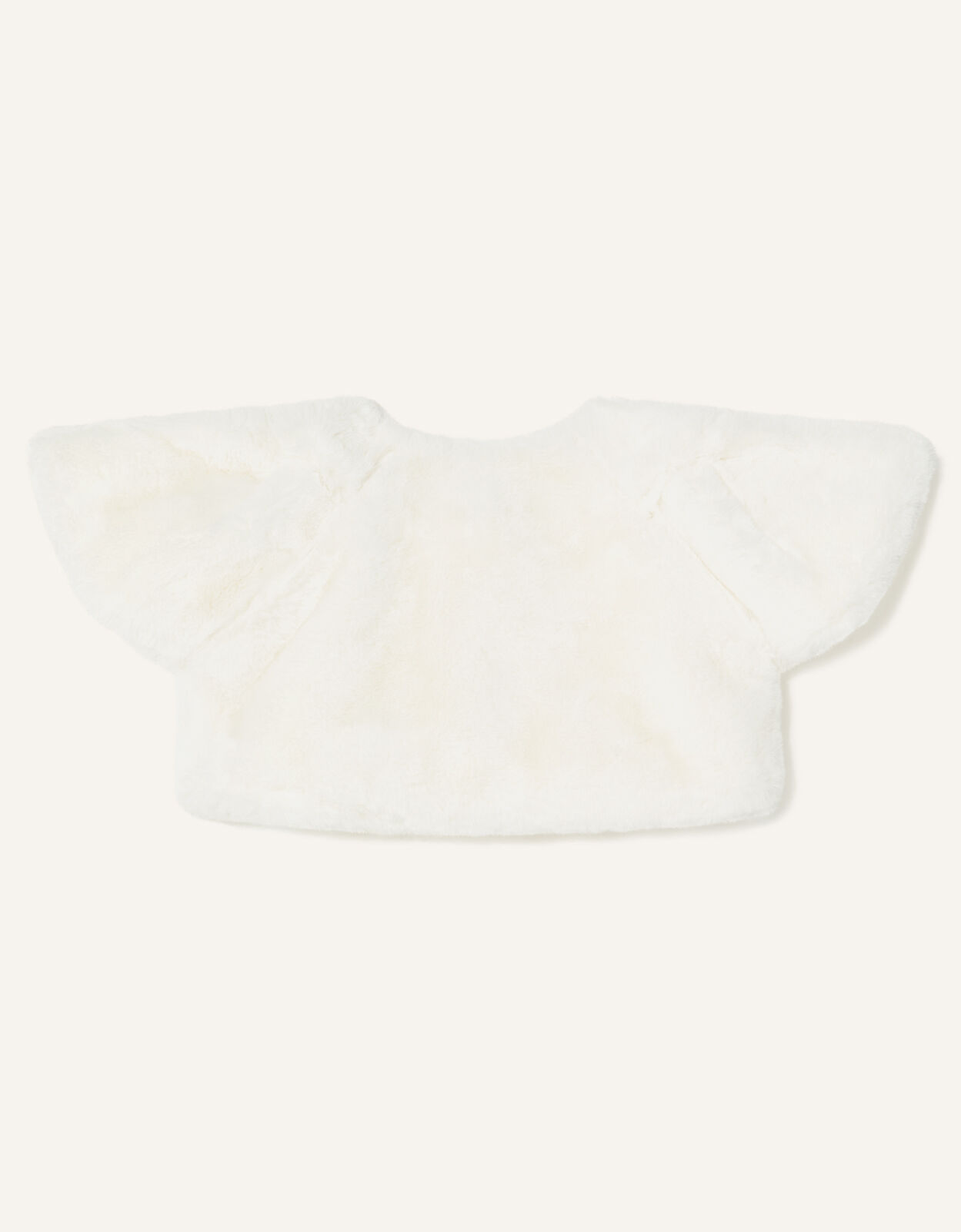 Baby white fur cape cheap