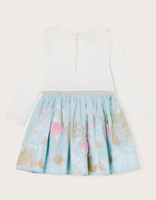 Baby Fairy Scene 2-in-1 Dress, Blue (BLUE), large