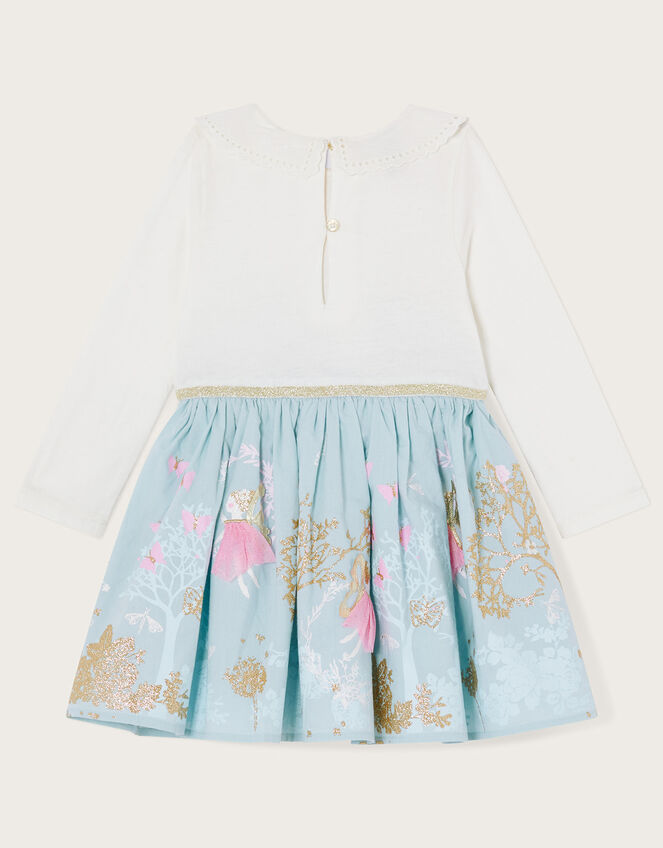 Baby Fairy Scene 2-in-1 Dress, Blue (BLUE), large