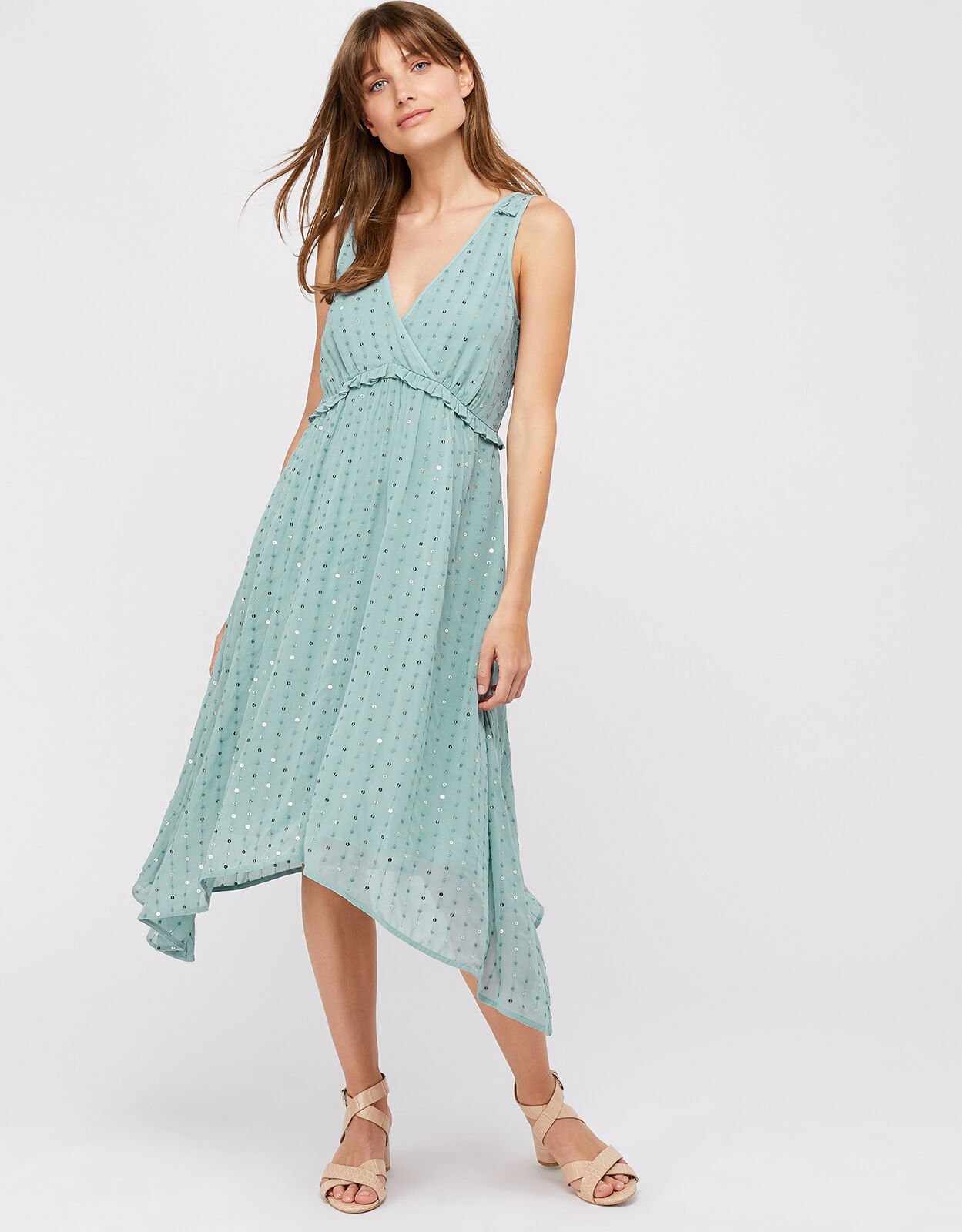 Monsoon duck egg sales blue dress