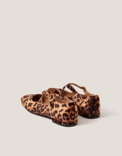 Erin Leopard Print Ballet Flats, Natural (NEUTRAL), large