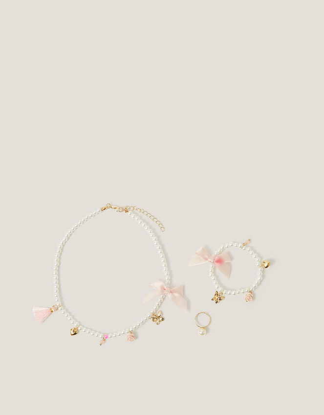 Pearl Charm Jewellery Set, , large
