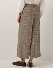 Carmen Check Wide Leg Pants, Natural (NATURAL), large