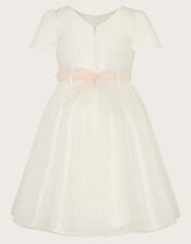 Sian Organza Bridesmaid Dress, Ivory (IVORY), large