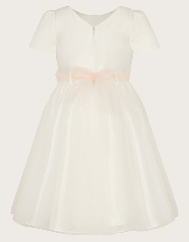 Sian Organza Bridesmaid Dress, Ivory (IVORY), large