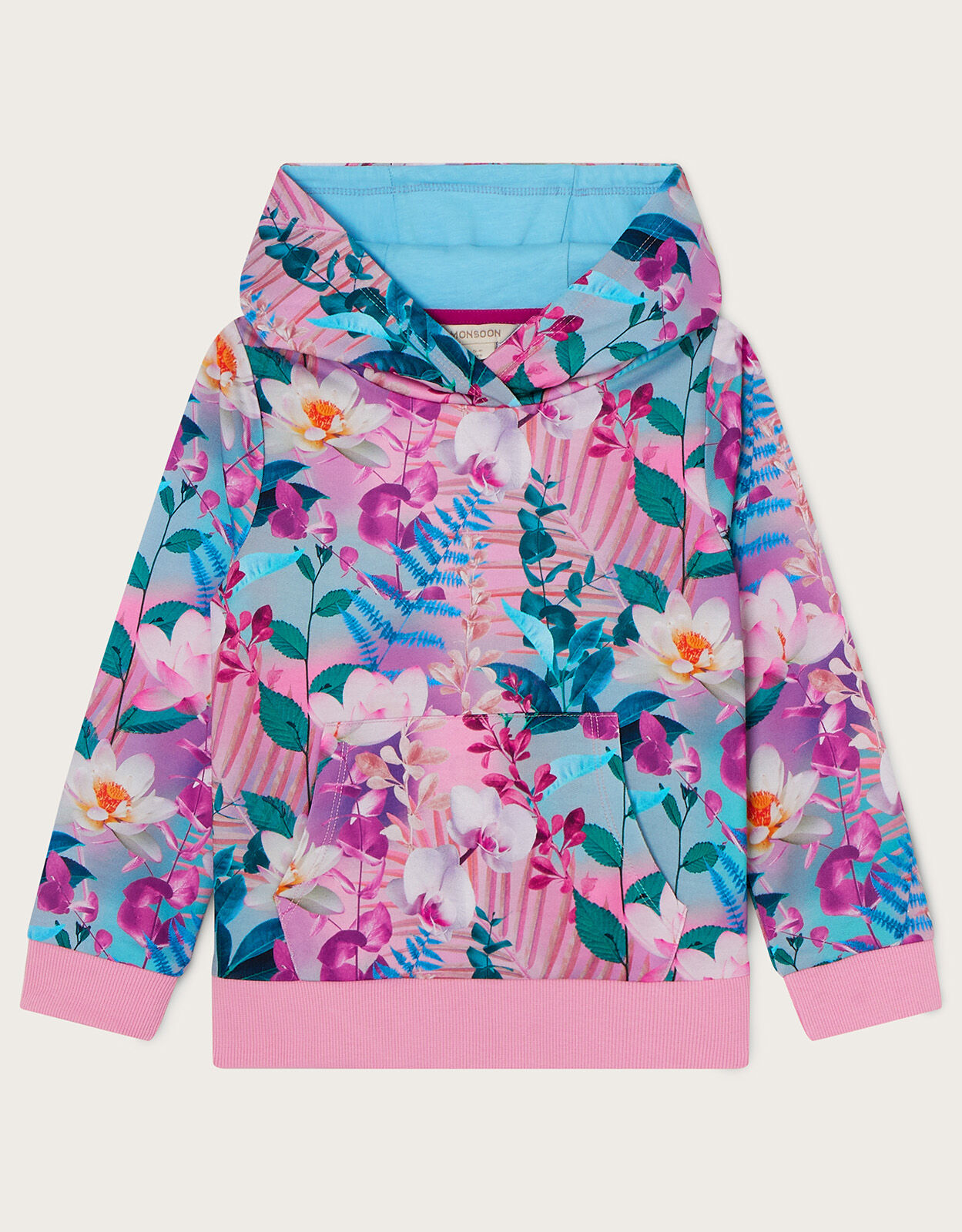Girls floral hoodie outlet