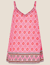 Hailee Print Cami Top in LENZING™ ECOVERO™, Orange (CORAL), large