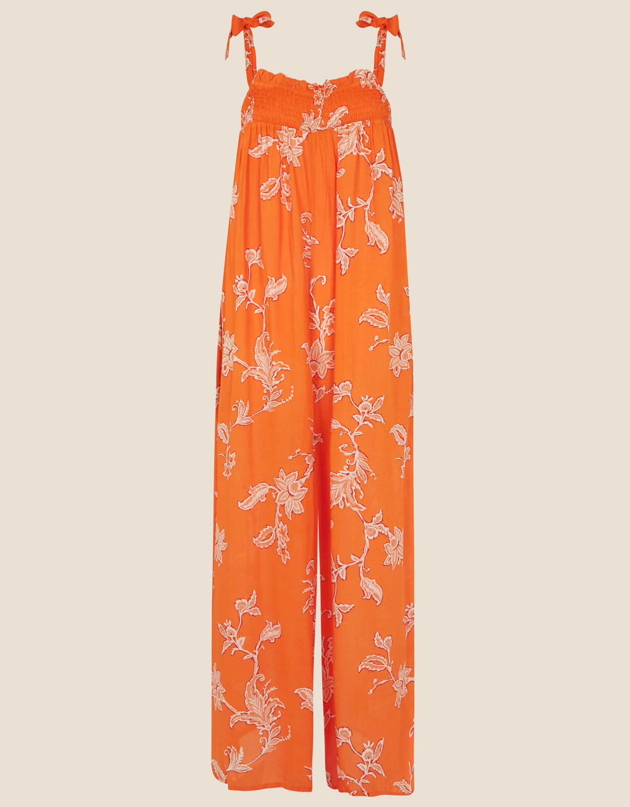 Monsoon orange jumpsuit sales
