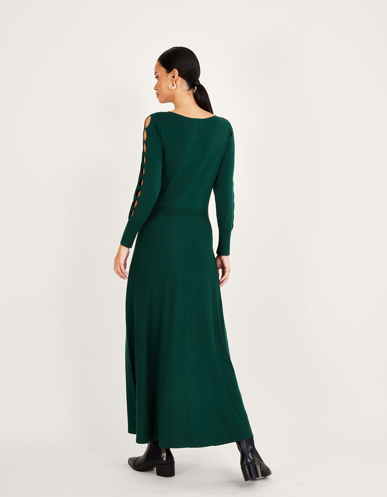 Monsoon green deals maxi dress