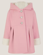 Baby Bunny Ears Coat, Pink (PINK), large