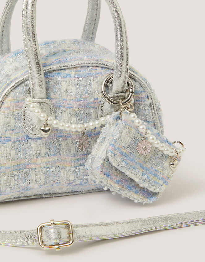 Lucy Pearl Charm Boucl&eacute; Bag, , large