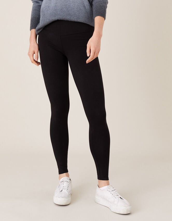 Penelope Jersey Leggings, Black (BLACK), large