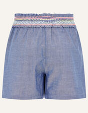 Fiesta Chambray Shorts , Blue (BLUE), large