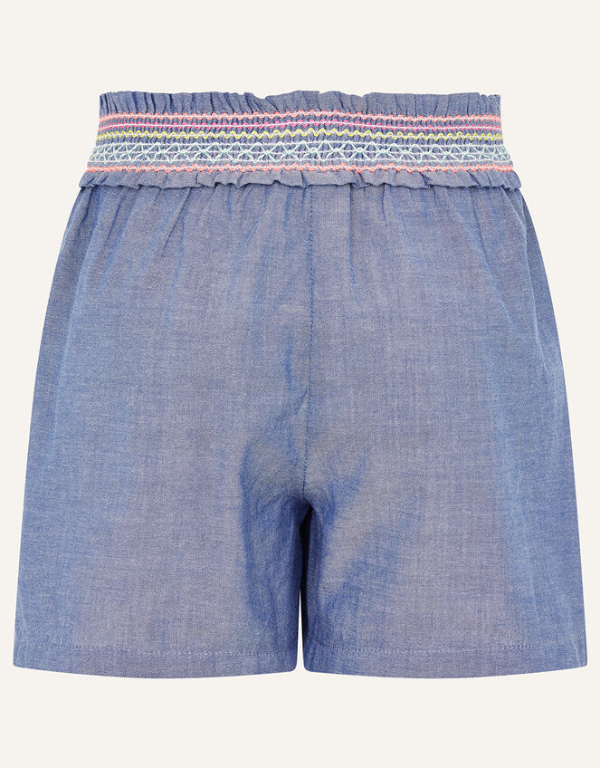 Fiesta Chambray Shorts , Blue (BLUE), large