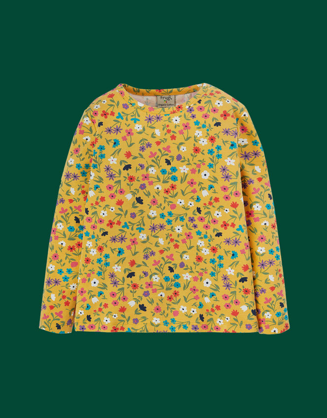 Frugi Bryher Top, Yellow (YELLOW), large