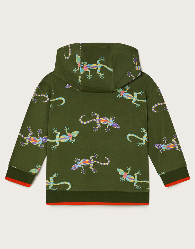 Gecko Hoodie, Green (KHAKI), large