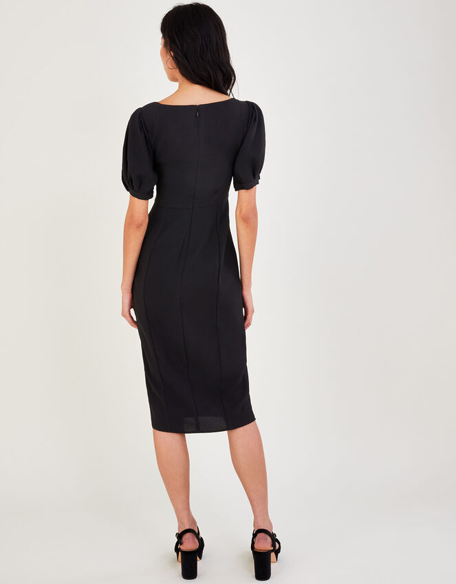 Zenia Trim Shift Dress, Black (BLACK), large