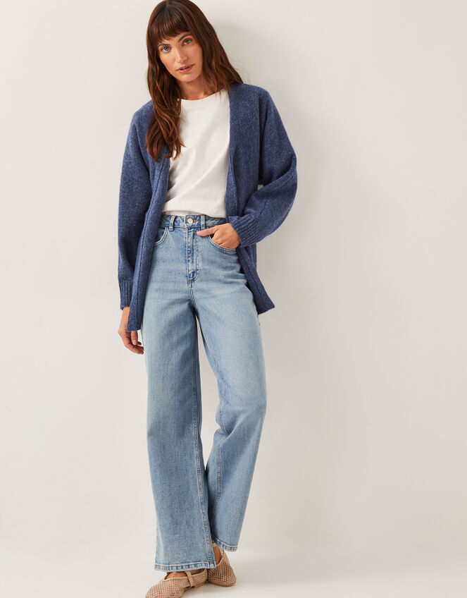 Bay Belted Cardigan, Blue (BLUE), large