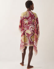 Misha Ornate Print Mini Kaftan, , large