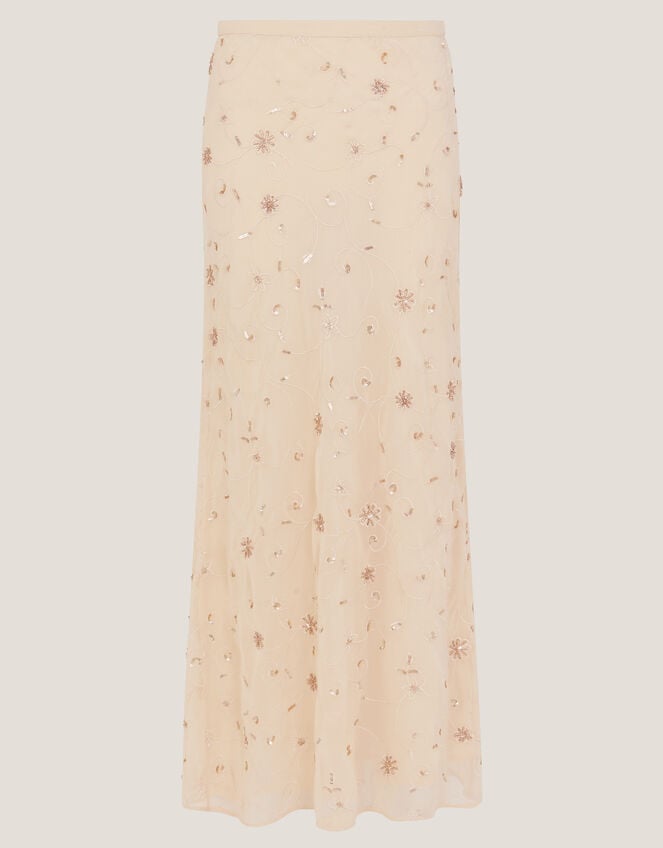 The India Edit Celestine Embellished Maxi Skirt, Yellow (YELLOW), large