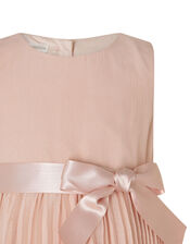 Baby Keita Pleated Dress, Pink (DUSKY PINK), large