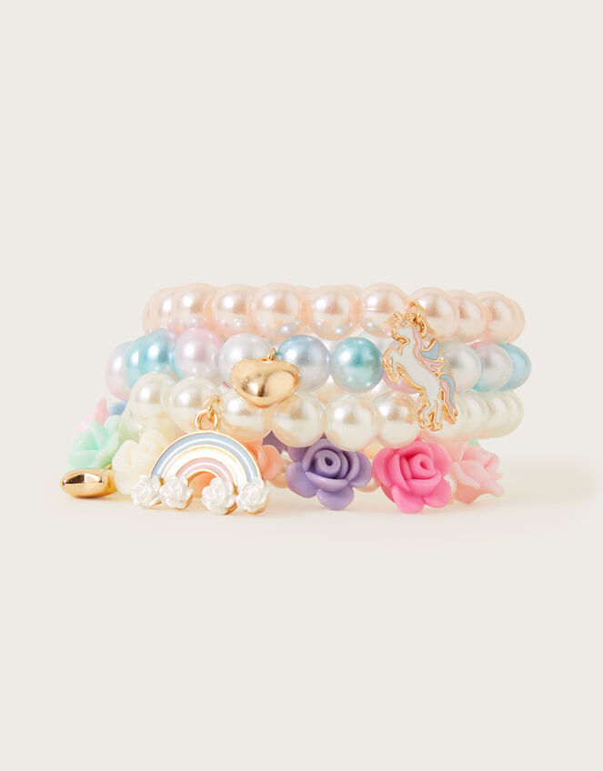 Rosey Rainbow Bracelets 4 Pack, , large